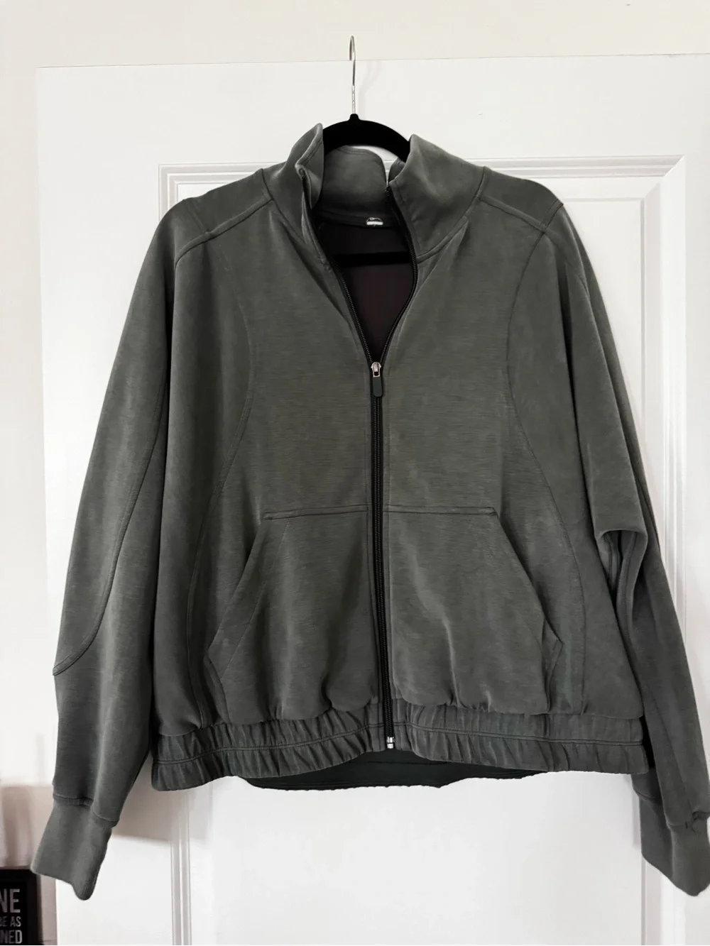 lululemon athletica Olive Green Bomber Jacket